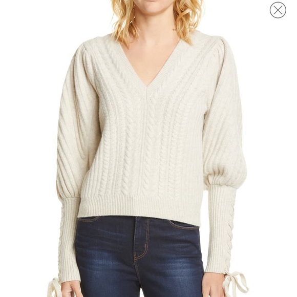 NWT ULLA JOHNSON Brisa Wool & Cashmere Sweater Xs - Picture 1 of 9